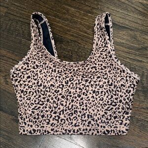 Fashion Nova Animal Print Sports Bra